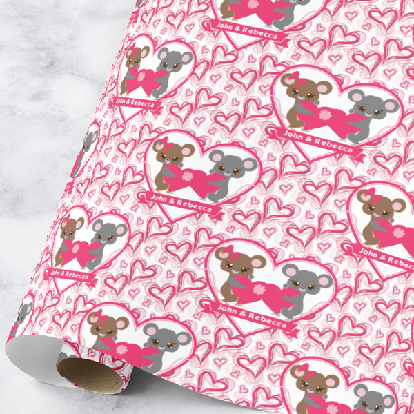 Custom Valentine's Day Wrapping Paper Roll - Large (Personalized)