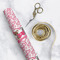 Valentine's Day Wrapping Paper Roll - Matte - In Context