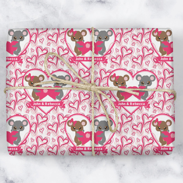 Valentine's Day Wrapping Paper Roll - Matte - Wrapped Box