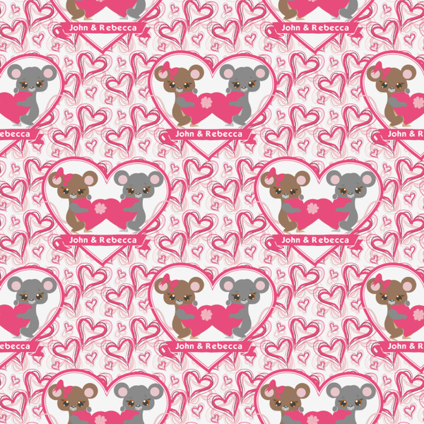 Valentine's Day Wrapping Paper Square