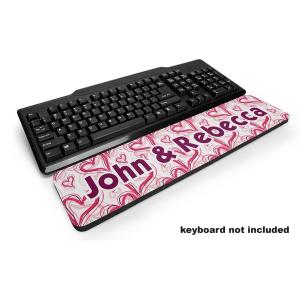 Custom Valentine's Day Keyboard Wrist Rest (Personalized)