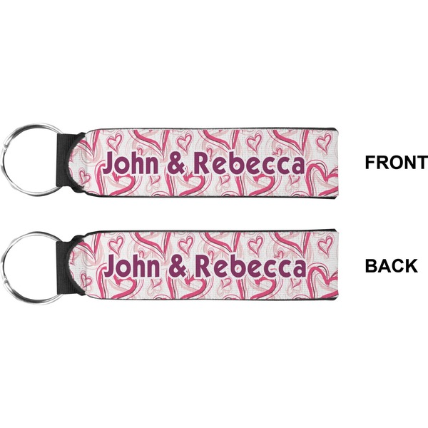 Valentine's Day Wristlet (Front + Back)