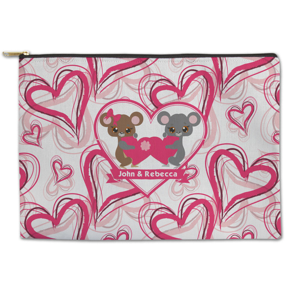 Custom Valentine's Day Zipper Pouch (Personalized)