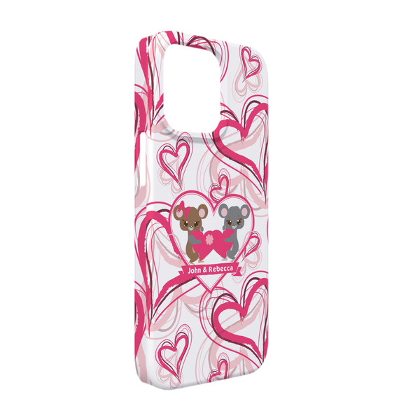 Custom Valentine's Day iPhone Case - Plastic - iPhone 13 (Personalized)