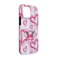 Valentine's Day iPhone Case - Rubber Lined - iPhone 13 Pro (Personalized)