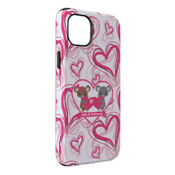 Valentine's Day iPhone Case - Rubber Lined - iPhone 14 Plus (Personalized)