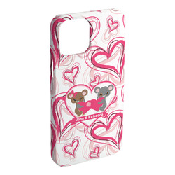 Valentine's Day iPhone Case - Plastic - iPhone 15 Plus (Personalized)