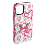 Valentine's Day iPhone Case - Rubber Lined - iPhone 15 Pro Max (Personalized)