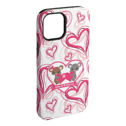 Valentine's Day iPhone Case - Rubber Lined - iPhone 15 Pro Max (Personalized)