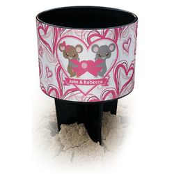 Valentine's Day Black Beach Spiker Drink Holder (Personalized)