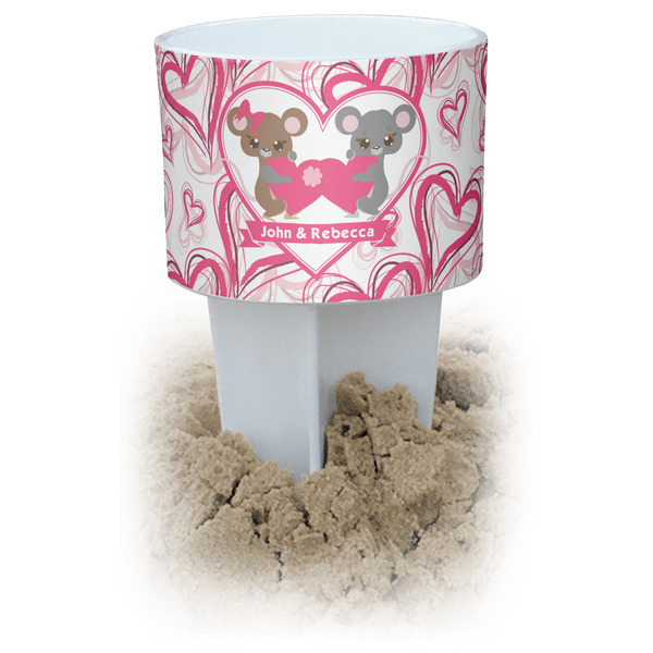Custom Valentine's Day Beach Spiker Drink Holder (Personalized)