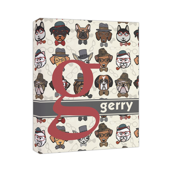 Custom Hipster Dogs Canvas Print - 11x14 (Personalized)