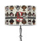 Hipster Dogs 12" Drum Lampshade - ON STAND (Poly Film)