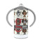 Hipster Dogs 12 oz Stainless Steel Sippy Cups - FRONT