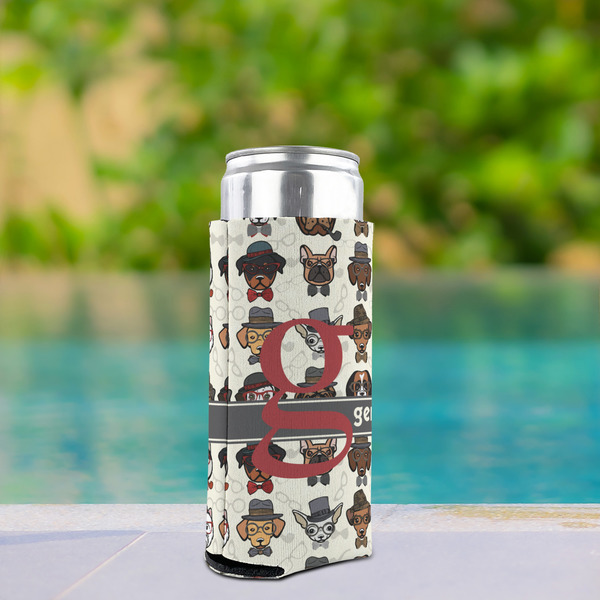 Hipster Dogs Can Cooler - Tall 12oz - In Context