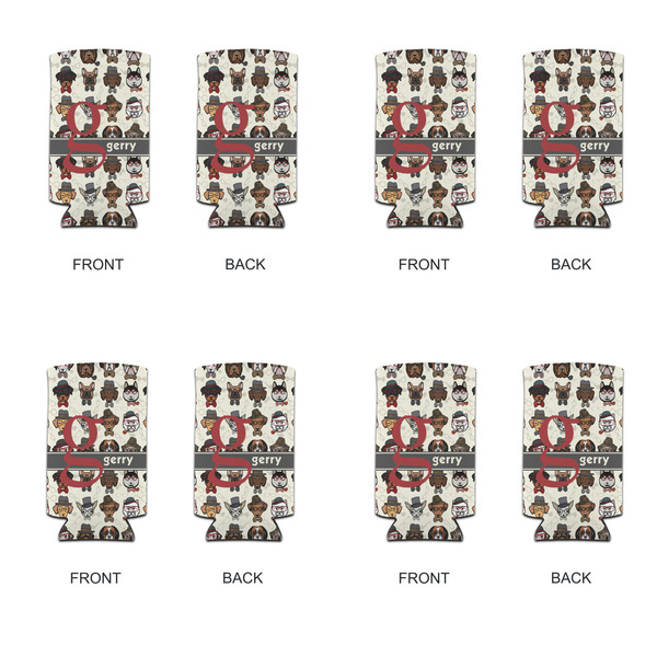 Hipster Dogs 12oz Tall Can Sleeve - Set of 4 - APPROVAL