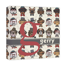 Hipster Dogs Canvas Print - 12x12 (Personalized)