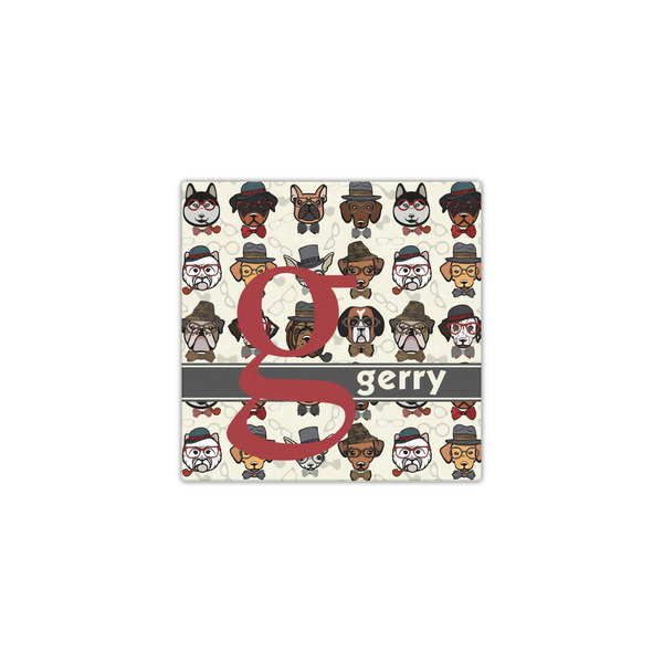 Hipster Dogs 12x12 - Canvas Print - Front View