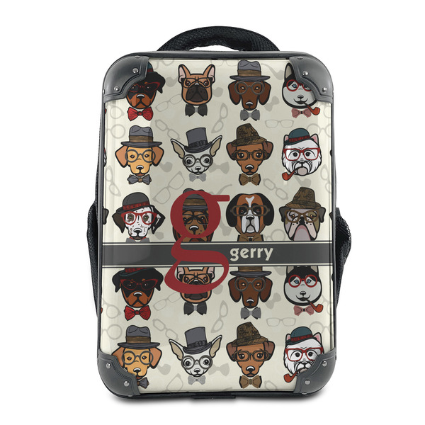Custom Hipster Dogs 15" Hard Shell Backpack (Personalized)