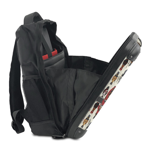 Hipster Dogs 15" Backpack - SIDE OPEN