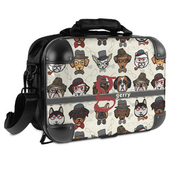 Hipster Dogs Hard Shell Briefcase (Personalized)
