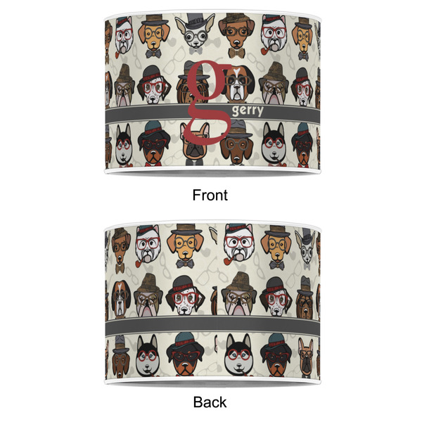 Hipster Dogs 16" Drum Lampshade - APPROVAL (Poly Film)