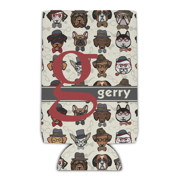 Custom Hipster Dogs Can Cooler (16 oz) (Personalized)