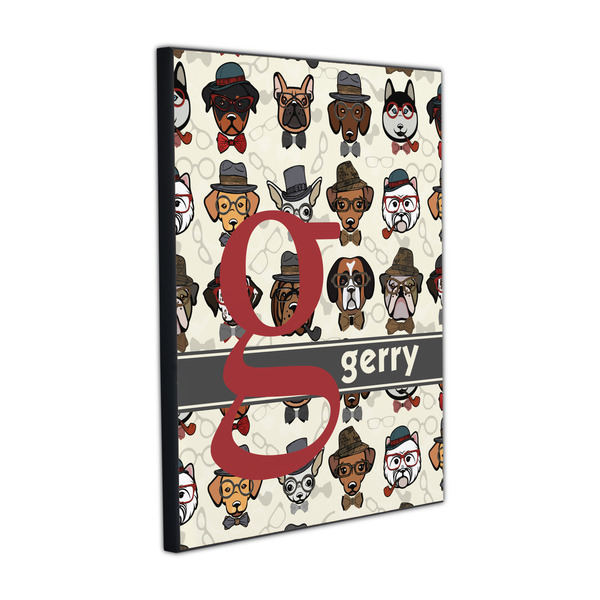 Custom Hipster Dogs Wood Prints (Personalized)