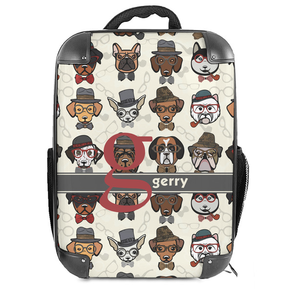 Custom Hipster Dogs Hard Shell Backpack (Personalized)
