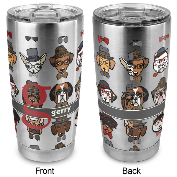 Hipster Dogs 20oz SS Tumbler - Full Print - Approval
