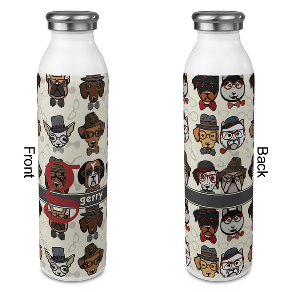 Hipster Dogs 20oz Water Bottles - Full Print - Approval