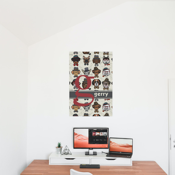 Hipster Dogs 20x30 - Matte Poster - On the Wall