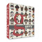 Hipster Dogs 3 Ring Binders - Full Wrap - 2" - FRONT