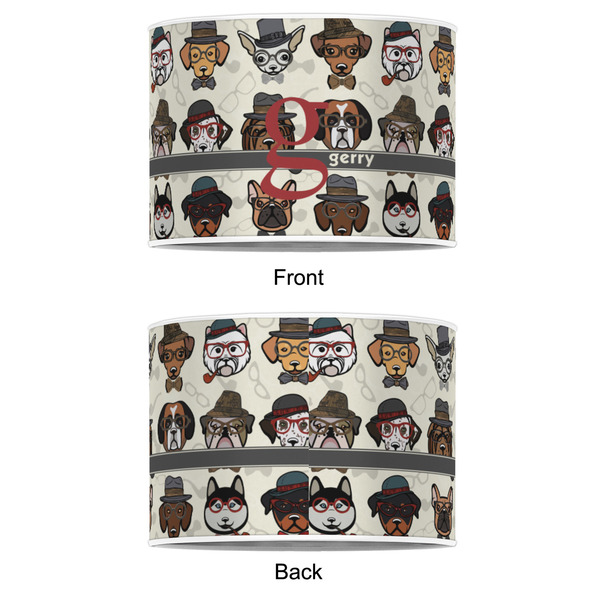 Hipster Dogs 8" Drum Lampshade - APPROVAL (Poly Film)