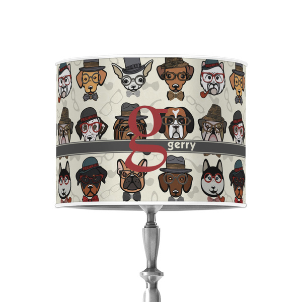 Hipster Dogs 8" Drum Lampshade - ON STAND (Poly Film)