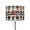 Hipster Dogs 8" Drum Lampshade - ON STAND (Poly Film)