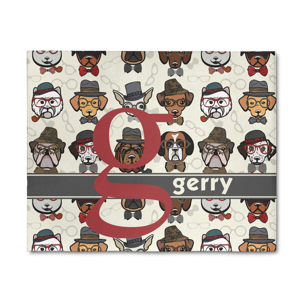 Custom Hipster Dogs 8' x 10' Patio Rug (Personalized)