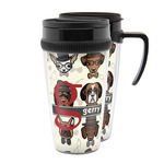 Hipster Dogs Acrylic Travel Mug (Personalized)