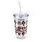 Hipster Dogs Acrylic Tumbler - Full Print - Front/Main