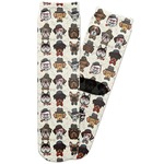 Hipster Dogs Adult Crew Socks (Personalized)