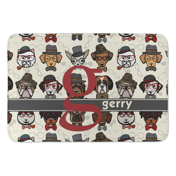 Custom Hipster Dogs Anti-Fatigue Kitchen Mat (Personalized)