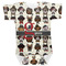 Hipster Dogs Baby Bodysuit 0-3 w/ Name and Initial