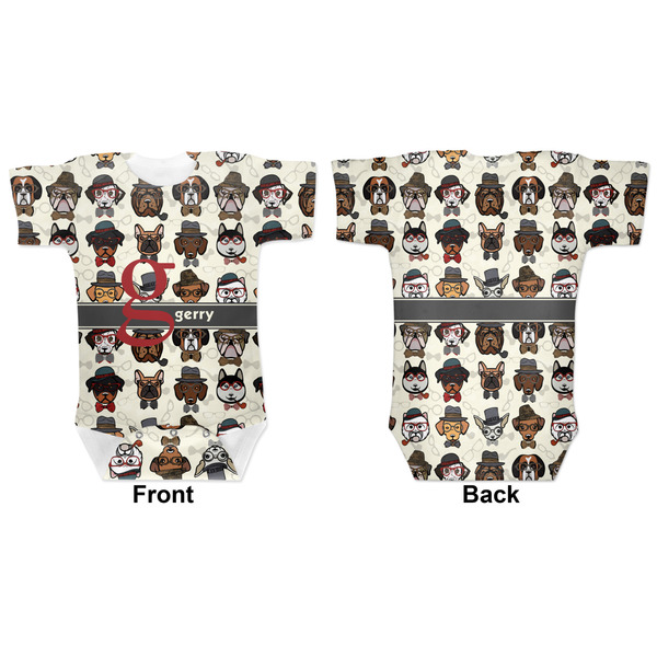 Hipster Dogs Baby Bodysuit Approval