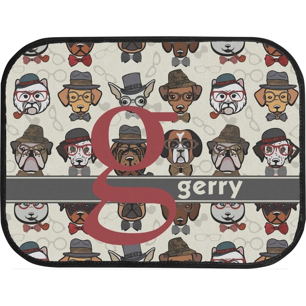 Hipster Dogs Back Seat Car Mat