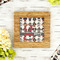 Hipster Dogs Bamboo Trivet with 6" Tile - LIFESTYLE