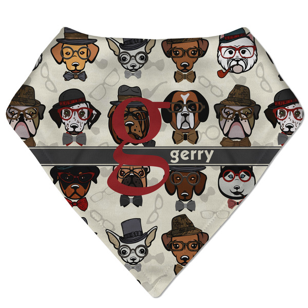 Custom Hipster Dogs Bandana Bib (Personalized)