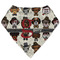 Hipster Dogs Bandana Bib (Personalized)