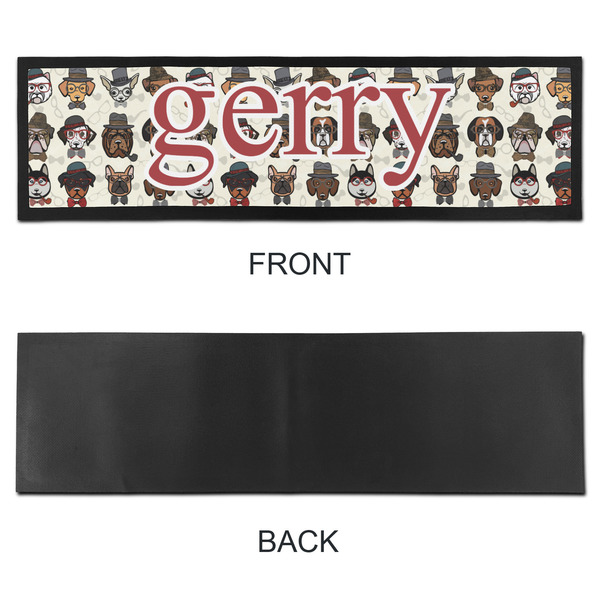 Hipster Dogs Bar Mat - Large - APPROVAL