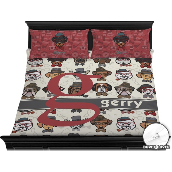 Hipster Dogs Bedding Set (King) - Duvet