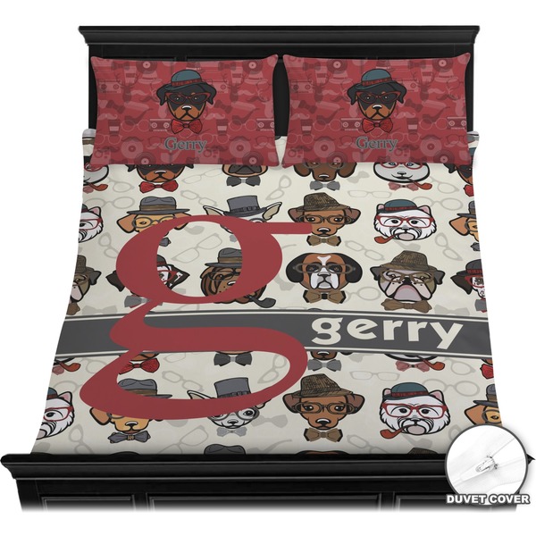 Hipster Dogs Bedding Set (Queen) - Duvet